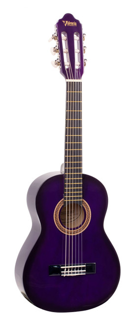 VALENCIA VC101PPS Classical Guitar Purple Sunburst 1/4 Size