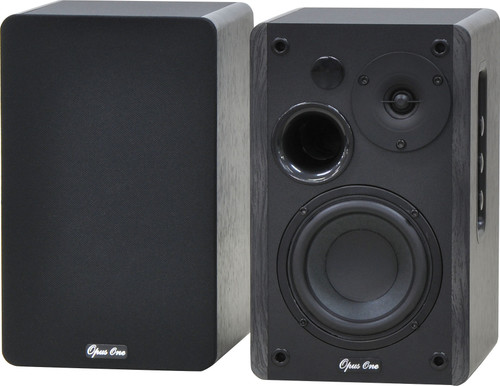 Opus One Studio monitors Bookshelf Bluetooth 50W Speaker Pair Black