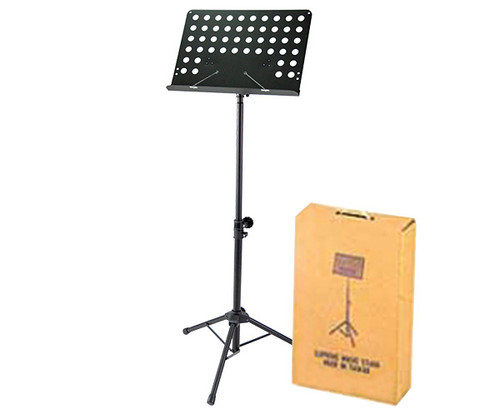 Music Stand-Solid Desk w/Holes&CarryCtn