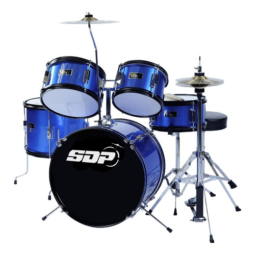 Sonic Drive 5-Piece Junior Drum Kit (Metallic Blue) Sonic Drive 5-Piece Junior Drum Kit (Metallic Blue)