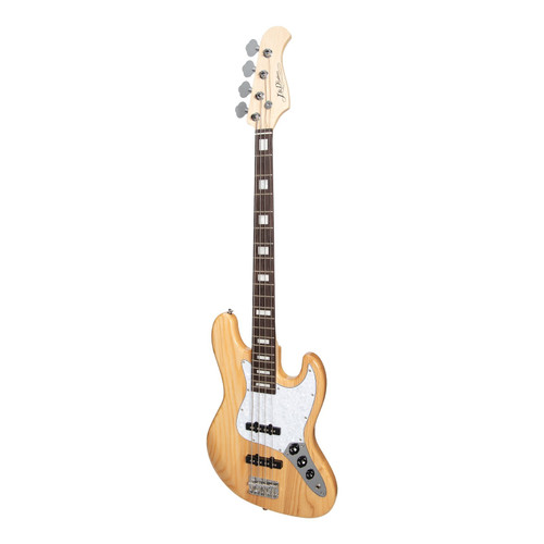 J&D Luthiers 4-String JB-Style Electric Bass Guitar (Natural Gloss)