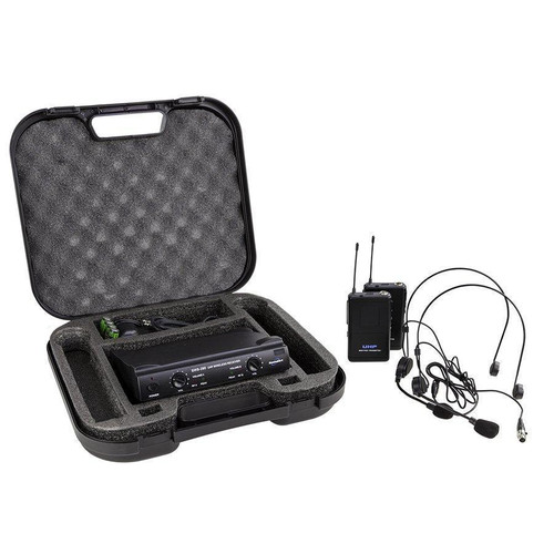 SoundArt Dual Channel Wireless Microphone System with Lapel and Headset Mics SoundArt Dual Channel Wireless Microphone System with Lapel and Headset Mics