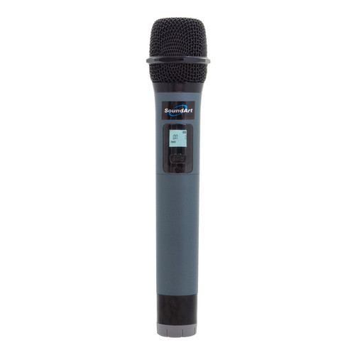SoundArt Dual Channel 2.4 Ghz Wireless Microphone System with Handheld, Headset, and Lapel Mics