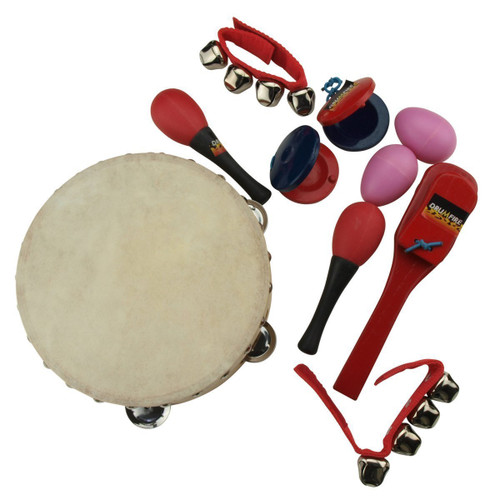 Drumfire Hand Percussion Set with Carry Bag (6-Piece) Drumfire Hand Percussion Set with Carry Bag (6-Piece)