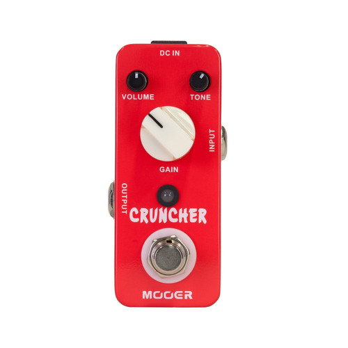 Mooer 'Cruncher' High Gain Distortion Micro Guitar Effects Pedal Mooer 'Cruncher' High Gain Distortion Micro Guitar Effects Pedal