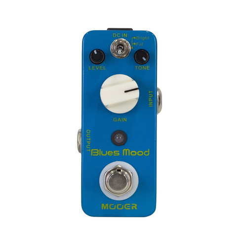 Mooer 'Blues Mood' Classic Blues Overdrive Micro Bass Guitar Effects Pedal Mooer 'Blues Mood' Classic Blues Overdrive Micro Bass Guitar Effects Pedal