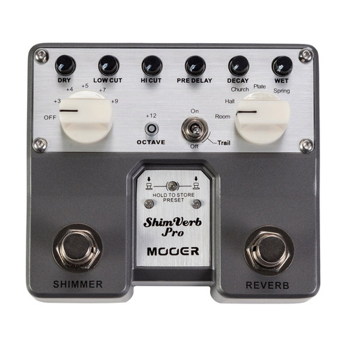Mooer Shimverb Pro Reverb Dual Guitar Effects Pedal Mooer Shimverb Pro Reverb Dual Guitar Effects Pedal