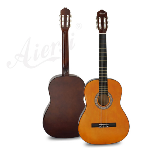 Aiersi SC040 classical guitar natural for beginners and students Pack includes Bag - Tuner - strings