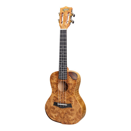 Mojo 'Traditional Series' Solid Birdseye Maple Top Cutaway Concert Ukulele with Gig Bag (Natural Satin) Mojo 'Traditional Series' Solid Birdseye Maple Top Cutaway Concert Ukulele with Gig Bag (Natural Satin)