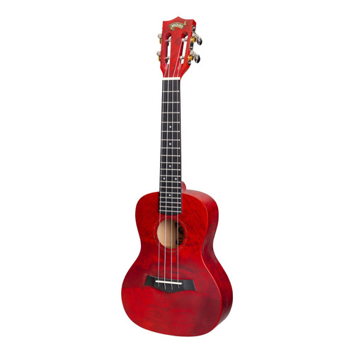 Mojo 'Traditional Series' Quilted Maple Concert Ukulele with Gig Bag (Red) Mojo 'Traditional Series' Quilted Maple Concert Ukulele with Gig Bag (Red)