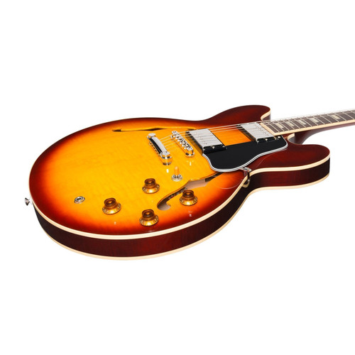Tokai 'Vintage Series' ES-198 ES-Style Electric Guitar (Tea Burst)