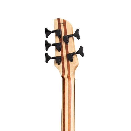 Tokai 'Legacy Series' 5-String Ash & Zebrano Neck-Through Contemporary Electric Bass Guitar (Natural Satin)