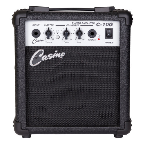 Casino ST-Style Electric Guitar and 10 Watt Amplifier Pack (Sunburst)