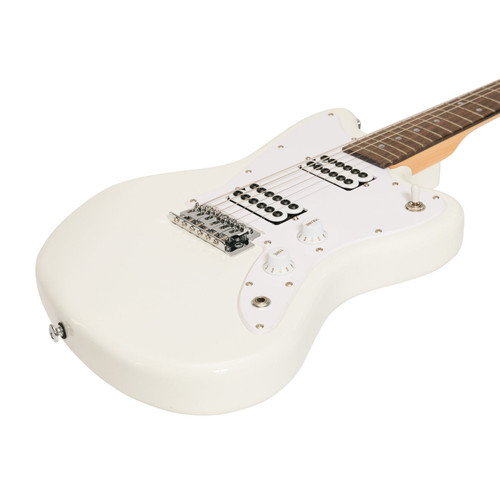 Badger Classic Offset Electric Guitar (White)