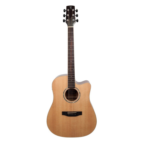 Timberidge '1 Series' Spruce Solid Top Acoustic-Electric Dreadnought Cutaway Guitar (Natural Gloss) Timberidge '1 Series' Spruce Solid Top Acoustic-Electric Dreadnought Cutaway Guitar (Natural Gloss)