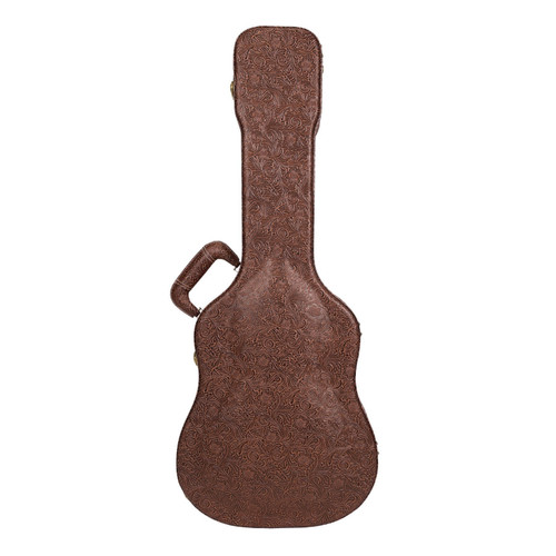 Timberidge Deluxe Shaped 12-String Mini Acoustic Guitar Hard Case (Paisley Brown) Timberidge Deluxe Shaped 12-String Mini Acoustic Guitar Hard Case (Paisley Brown)