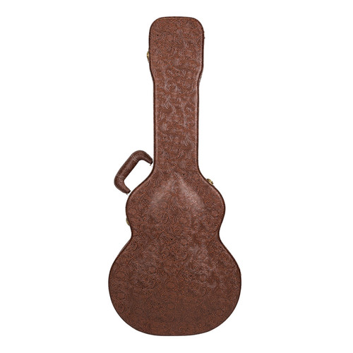 Timberidge Deluxe Shaped 12-String Traveller Acoustic Guitar Hard Case (Paisley Brown) Timberidge Deluxe Shaped 12-String Traveller Acoustic Guitar Hard Case (Paisley Brown)