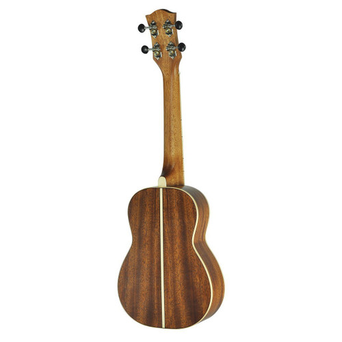 Tiki '5 Series' Mahogany Solid Top Concert Ukulele with Hard Case (Natural Satin)