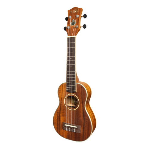 Tiki '3 Series' Koa Soprano Ukulele with Gig Bag (Natural Satin) Tiki '3 Series' Koa Soprano Ukulele with Gig Bag (Natural Satin)