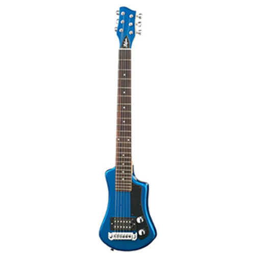 Hofner Shorty Electric Guitar With Gig Bag Blue