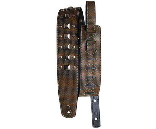 Basso Guitar Strap-Greco Metallic 03 Whiskey VTL-03