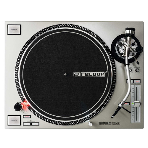 Reloop RP-7000MK2 Direct Drive Scratch Silver DJ Turntable