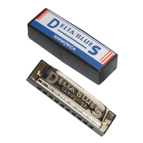 Delta Blues 10 Hole Diatonic Harmonica (Key of C)