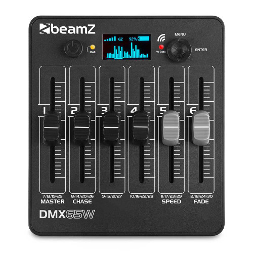 Beamz DMX65W Wireless Battery Operated DMX Controller
