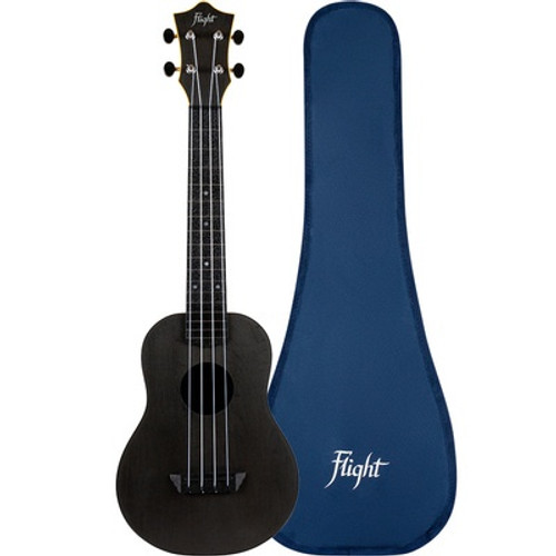 Flight TUC-35 Black Travel Concert Ukulele