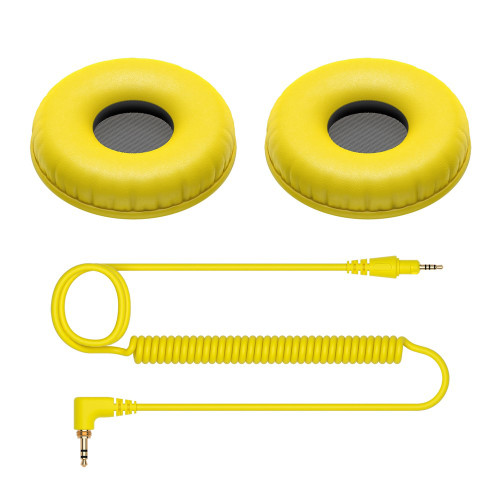 Pioneer Headphone Cable and Ear Pad Yellow