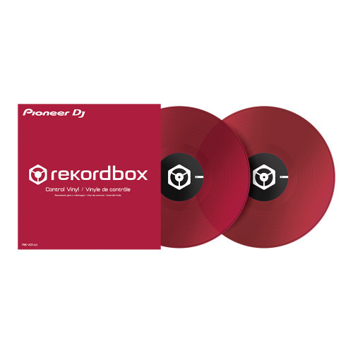 Pioneer Rekordbox Control Vinyl Clear Red (Pair)