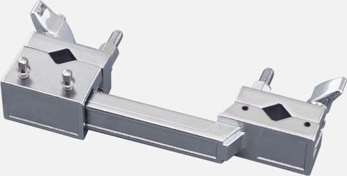 Multi-clamp for mounting drum sound modules and other hardware.