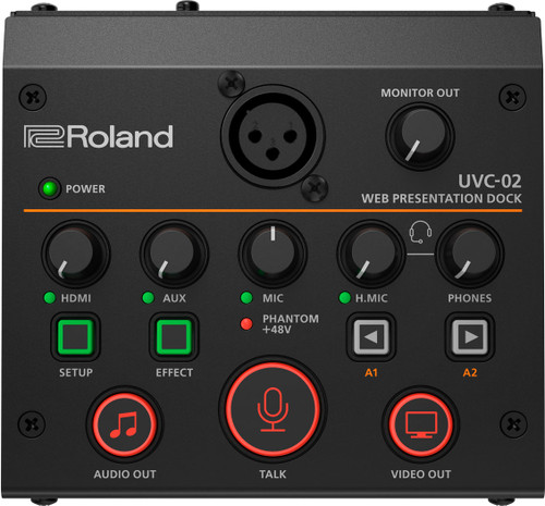 Roland UVC-02 Web Presentation Dock USB 3.0 AV streaming unit w/ba