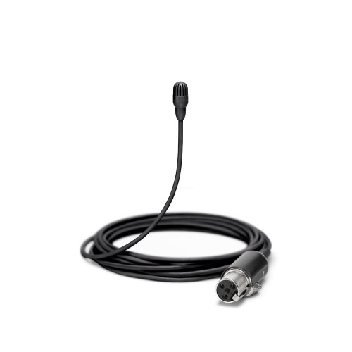 Shure SHR-TL47BO-MTQG TwinPlex Lavalier Microphone Omnidirectional Condenser low sens; mtqg; Black Omnidirectional Condenser low sens; mtqg; Black