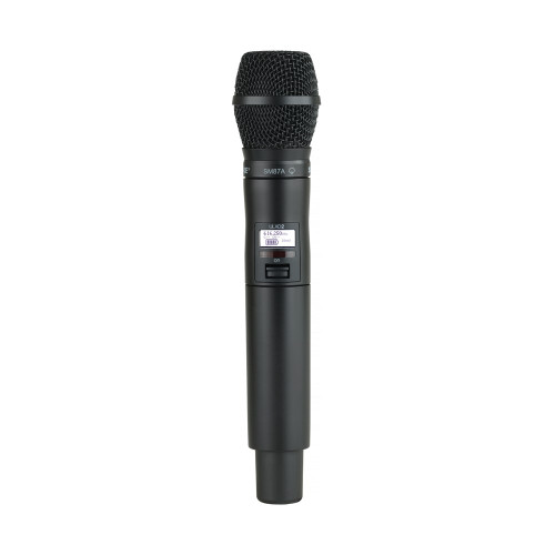 Shure SHR-ULXD2S87AL51 Wireless Digital Transmitter Handheld ULXD2/SM87A Frequency L51 = 632-696MHz Handheld ULXD2/SM87A Frequency L51 = 632-696MHz