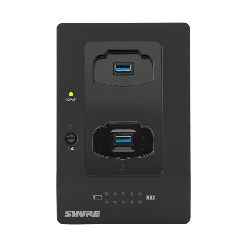 Shure SHR-MXWNCS2 Networked Charging Station 2 Port 2 Port