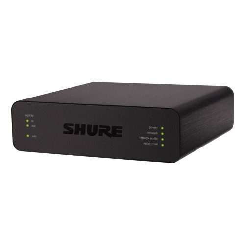 Shure SHR-ANIUSBMATRIX Audio Network Interface with Matrix Mixing; 4 In / 2 Out to USB / Analog with Matrix Mixing; 4 In / 2 Out to USB / Analog