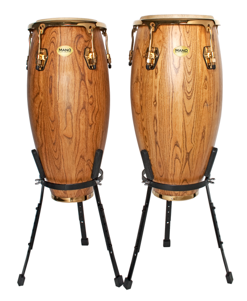 Mano Percussion MP1617NAT Congas with Stands