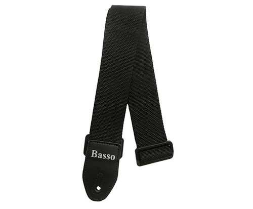 Basso Guitar Strap-Nylon Black NY01