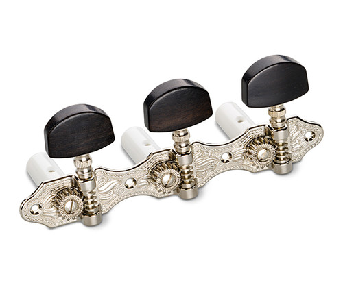 Schaller Classical Hauser HNi1 Nickel Ebony White