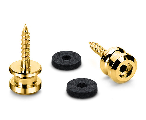 Endpins (Pr) For Schaller S-LOCKS S Gold