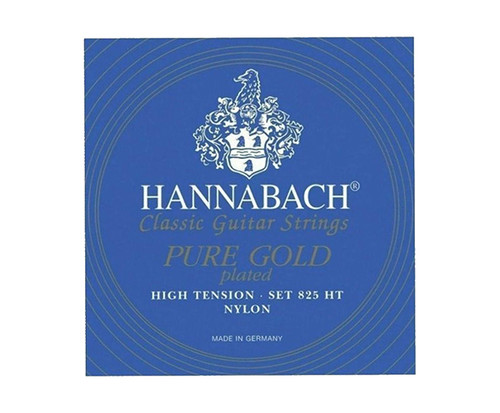 Hannabach Classical Set-PureGold 825HT Blue