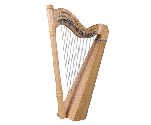 Pillar Harp - 27 String Ashwood