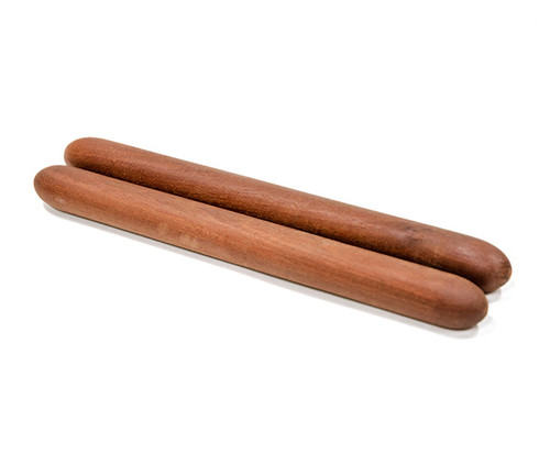 Clapstix - Rounded redgum stick. Unpainted Approx 30cm