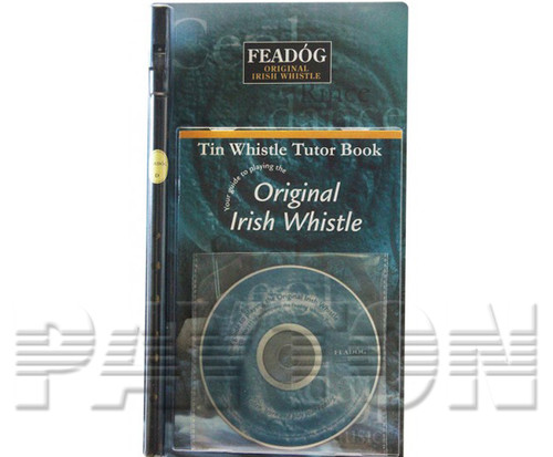 Feadog Whistle Black D W/Tutor&CD