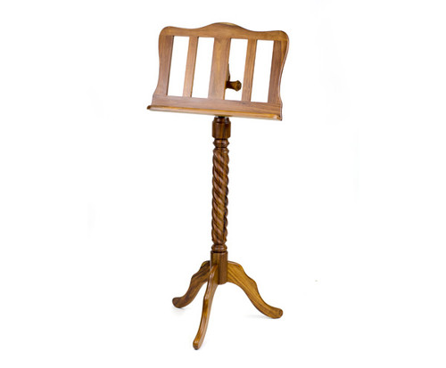 Music Stand-Rosewood Spiral