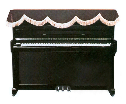 Piano Cover -Upright-Top-Brown