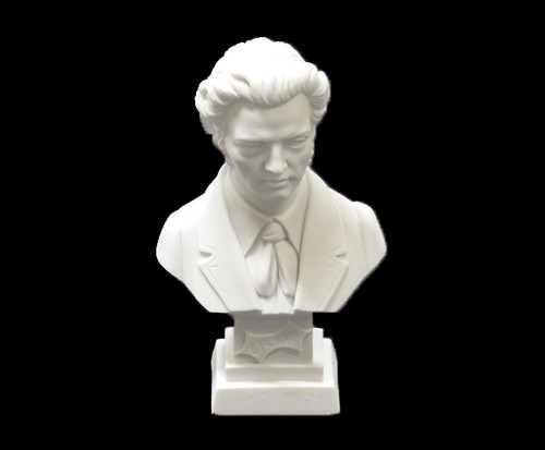 Bust (Italian) Crushed Marble 11cm -Chopin