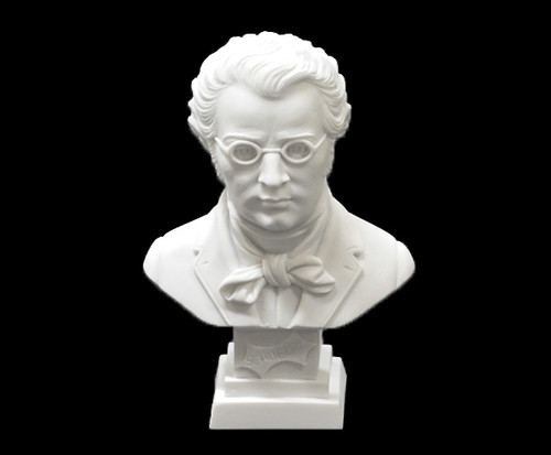 Bust (Italian) Crushed Marble 11cm -Schubert
