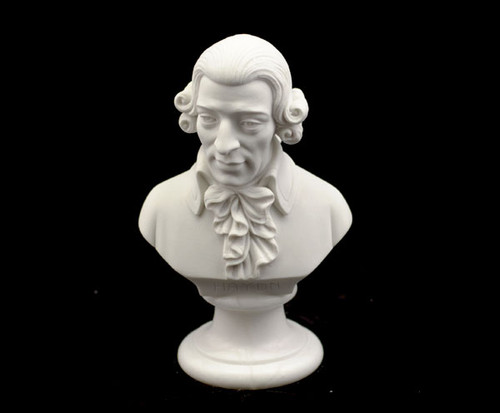 Bust (Italian) Crushed Marble 15cm -Haydn